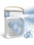 Taşınabilir 5 Spreyli Su Buharlı Mini Klima Fan – 600 ml Su Tanklı – 7 Renk Gece Lambalı 1