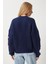 Kalp Motifli Oversize Triko Hırka 4