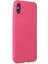iPhone Xs Uyumlu Ince Esnek Soft Rubber Telefon Kılıfı - Pembe 1