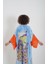Mavi Tavus Kuşu Desenli Kimono 3