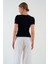 Kısa Kollu T-Shirt - Siyah 5