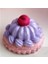 4,5cm Krema ve Kiraz dekorlu Cupcake Silikon Kalıp K-362 3