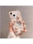 Apple Iphone 14 Uyumlu Kılıf Bear And Rabbit Silikon Kılıf Kahverengi 1