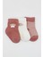 3'lü Penye Soket Çorap BS10110 Pudra 2
