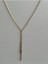 Çelik Uzun Sallantılı Y Gold Kolye (60-70 Cm) 2