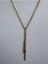 Çelik Uzun Sallantılı Y Gold Kolye (60-70 Cm) 3