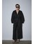 Siyah %100 Keten Eleni Culotte Pantolon 1