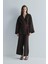 Kahverengi %100 Keten Eleni Culotte Pantolon 1