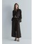 Kahverengi %100 Keten Eleni Culotte Pantolon 4