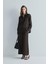 Kahverengi %100 Keten Eleni Culotte Pantolon 5