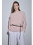 Pudra Ole Oversize Keten Bluz 1