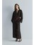 Kahverengi %100 Keten Eleni Kimono 1
