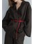 Kahverengi %100 Keten Eleni Kimono 3