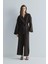 Kahverengi %100 Keten Eleni Kimono 4