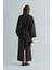 Kahverengi %100 Keten Eleni Kimono 5