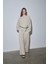 Natürel Ole Oversize Keten Bluz 5