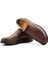 Hakiki Deri Ortopedik Erkek Casual Günlük Rahat Comfort Taban Bağcıksız Ayakkabı 662ma209 6