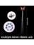 LED Fiber Optik Işıklı Kelebek Saç Klipsi 4