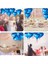 Metalize Mavi Kalp Folyo Balon 2