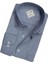 Linen Keten Klasik Indigo Uzun Kollu Erkek Gömlek (Regular Kalıp) 2