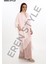 Italyan Ipek Detaylı Oversize Kaftan & Bluz 1