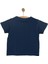 Erkek Bebek Basic Tişört Bisiklet Yaka Kısa Kol Lacivert 3