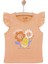 Basic Kız Gülen Çiçek Baskılı Atlet T-Shirt Kız Bebek 1
