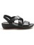 Kadın Deri Rahat Yazlık Casual Günlük Sandalet Siyah 864zar05 2