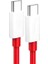 6A 60W Type-C To Type-C Hızlı Data ve Turbo Fast Şarj Kablosu 100CM Kırmızı K321 1