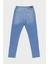 Kadın Sydney Orta Mavi Yüksek Bel Slim Straight Fermuarlı Jean Pantolon C 4529-038 2