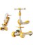 Çocuk Scooter 3'ü 1 Arada 3-6 Yaş Erkek ve Kız Scooter Bebek Oturabilir ve Kaygan Scooter'a Binebilir (Yurt Dışından) 1