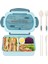 Bento Kutusu Öğle Yemeği Kutusu, Erkekler Kadınlar Için 4 Bölmeli Kaplar, Okula Dönüş Için Lunchable Gıda Kabı (Yurt Dışından) 1