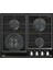 - GZC 64320 XBC BK - Ankastre ExactFlame Teknolojili Kristal Wok Gözlü Cam Gazlı Ocak - Döküm Izgara - Siyah - 60 cm - 112570169 1
