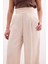Cepli Salaş Saten Pantolon - Bej 4