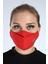 Pianoluce Yıkanabilir 3 Katlı Pamuklu Maske Kırmızı P10002 1