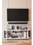 Modern Tv Ünitesi Ahşap Raflı 2 Katlı Televizyon Sehpası Minimalist,dayanıklı, Fonksiyonel Tv Standı 1