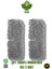 2 Adet Yedek Çift Taraflı Mikrofiber Sprey Mop Bez 12*40 cm 1