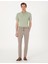 Erkek Çağla Yeşili Slim Fit %100 Pamuk Polo Yaka Basic Tişört 50306448-VR016 4
