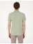 Erkek Çağla Yeşili Slim Fit %100 Pamuk Polo Yaka Basic Tişört 50306448-VR016 5