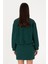 Kadın Koyu Yeşil Sweatshirt 50292442-VR079 5