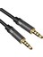 3.5mm Aux Kablo 4 Pole (4 Boğumlu) 1 Metre – Altın Uçlu, Metal Başlıklı Ses Kablosu 4