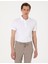 Erkek Beyaz Slim Fit %100 Pamuk Polo Yaka Basic Tişört 50306448-VR013 1