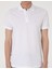 Erkek Beyaz Slim Fit %100 Pamuk Polo Yaka Basic Tişört 50306448-VR013 6