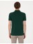 Erkek Koyu Yeşil Slim Fit %100 Pamuk Polo Yaka Basic Tişört 50306448-VR079 5