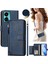 Tecno Camon 19/camon 19 Pro Için Flip Kılıf Koruma Premium Darbeye Dayanıklı Pu Deri Fermuarlı Cüzdan Kılıfı Kart Tutucu ve Uzun Askılı (Yurt Dışından) 1