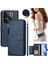 Tecno Camon 20 Pro 5g Için Flip Kılıf Koruma Premium Darbeye Dayanıklı Pu Deri Fermuarlı Cüzdan Kılıfı Kart Tutucu ve Uzun Askılı (Yurt Dışından) 1