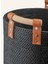 Cıno Kirli Sepeti 58 L, Rattan, 60 cm Yükseklik, Deri Saplı, Keten Torbalı 2