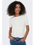 Onlfree Büzgülü Regular Fit Bisiklet Yaka T Shirt Bayan T Shirt 15346602 1