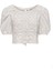 Onlcharis Pamuklu Işlemeli Regular Fit Balon Kol Top Bayan Top 15346915 1