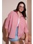 Regular Fit Uzun Kollu Cepli Çizgili Gömlek Bayan Gömlek 6772895 2